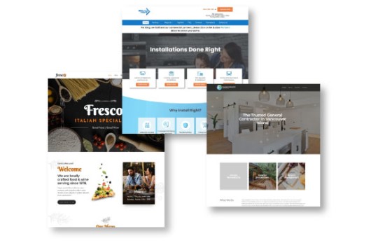 our web design services