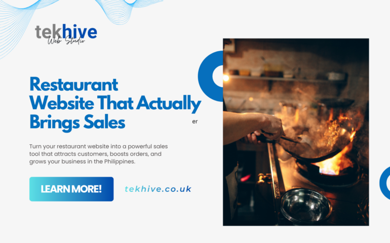 Food Web Page Design Philippines: How to Turn Your Restaurant Website Into a Sales Machine